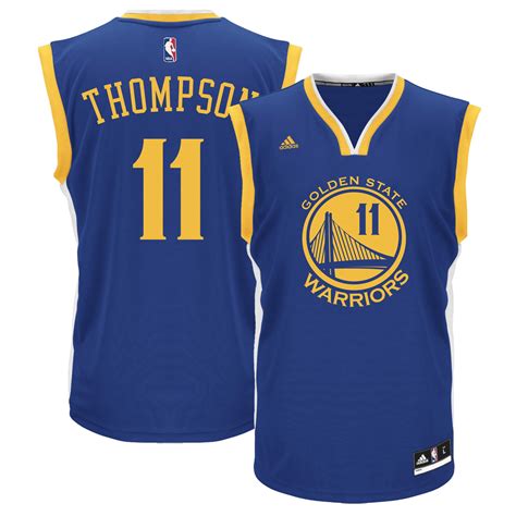 golden state warriors klay thompson adidas nba womens replica jersey|klay thompson uniform.